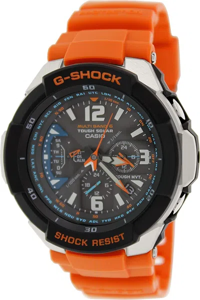 Pre-owned Casio Gw-3000m-4aer G-shock Sky Cockpit Tough Solar Multiband 6 Men's Watch F/s