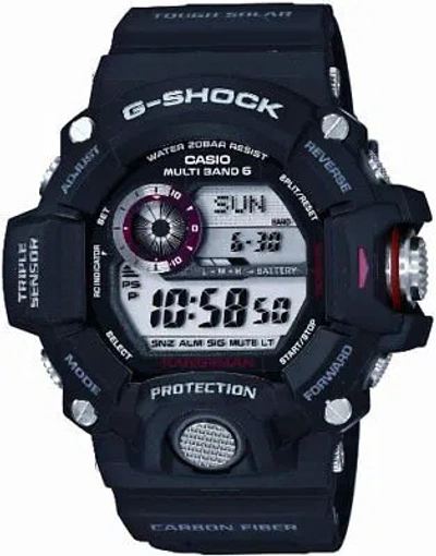 Pre-owned Casio Gw-9400j-1jf G-shock Master Of Rangeman Watch