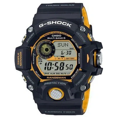 Pre-owned Casio Gw-9400yj-1jf G-shock Master Of Rangeman Watch