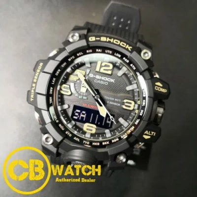 Pre-owned Casio Gwg-1000-1a G-shock Mudmaster Solar Triple Sensor Multiband 6 Men's Watch