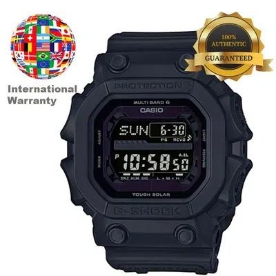 Pre-owned Casio Gxw-56bb-1jf G-shock Multi-band 6 Tough Solar Men's Watch
