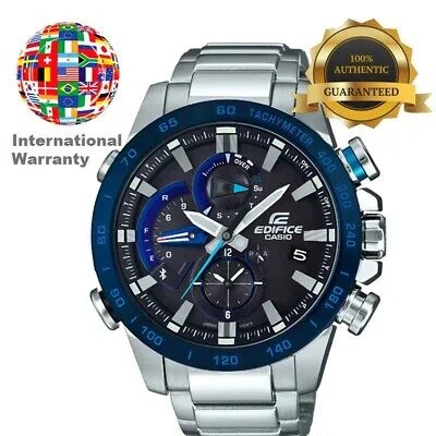 Pre-owned Casio International Warranty Eqb-800db-1ajf Edifice Chronograph Men's Watch