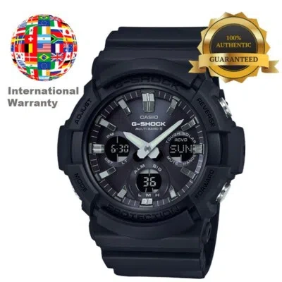 Pre-owned Casio International Warranty Gaw-100b-1ajf G-shock Radio Solar Men's Watch