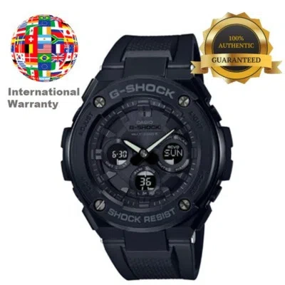 Pre-owned Casio International Warranty Gst-w300g-1a1jf G-shock G-steel Radio Solar Men's Watch