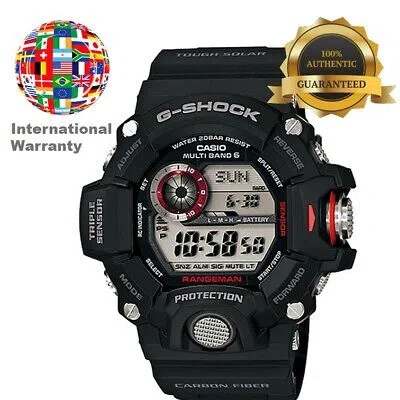 Pre-owned Casio International Warranty Gw-9400j-1jf G-shock Rangeman Men's Watch