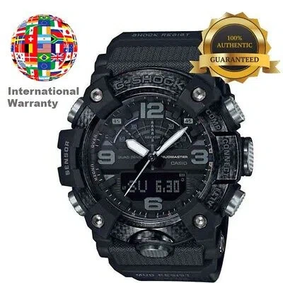 Pre-owned Casio International Warranty Gwg-100-1a8jf G-shock Mudmaster Radio Solar Men's Watch