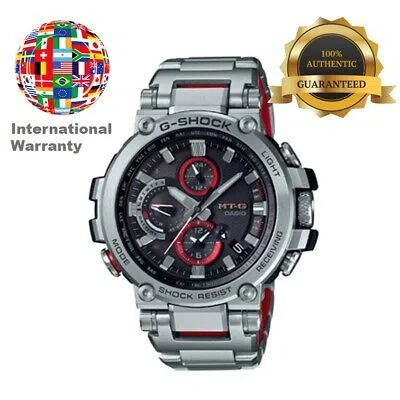 Pre-owned Casio International Warranty Mtg-b1000d-1ajf Mt-g Radio Solar Bluetooth Watch