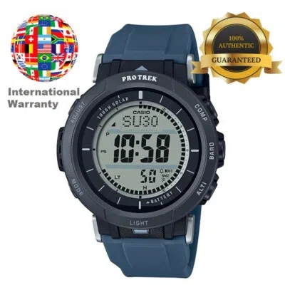 Pre-owned Casio International Warranty Prg-30-2jf Pro Trek Men's Watch