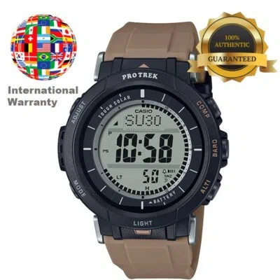 Pre-owned Casio International Warranty Prg-30-5jf Pro Trek Men's Watch