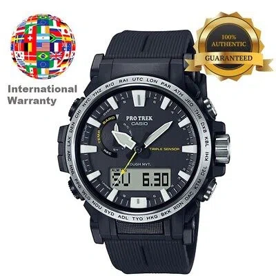 Pre-owned Casio International Warranty Prw-61-1ajf Protrek Climber Line Men's Watch