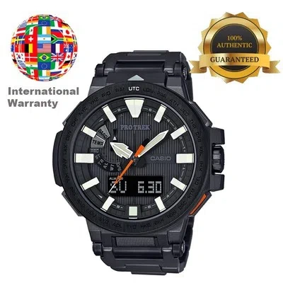 Pre-owned Casio International Warranty Prx-8000yt-1jf Protrek Multiband 6 Tough Solar Watch