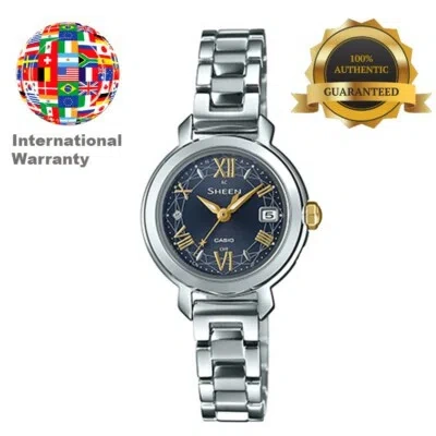 Pre-owned Casio International Warranty Shw-5300d-2ajf Sheen Radio Solar Women's Watch