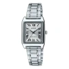 Casio Ladies Dress Quartz Silver Analog In Metallic