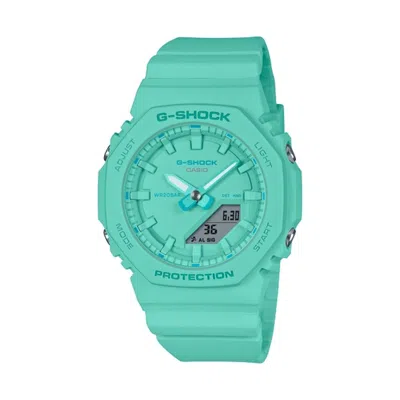 Casio Ladies' Watch  Gma-p2100-2aer Turquoise Gbby2 In Green