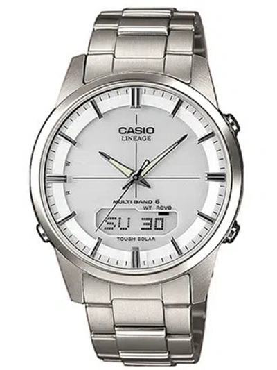 Pre-owned Casio Lcw-m170td-7aer Radio Controlled Solar 40mm 5 Atm