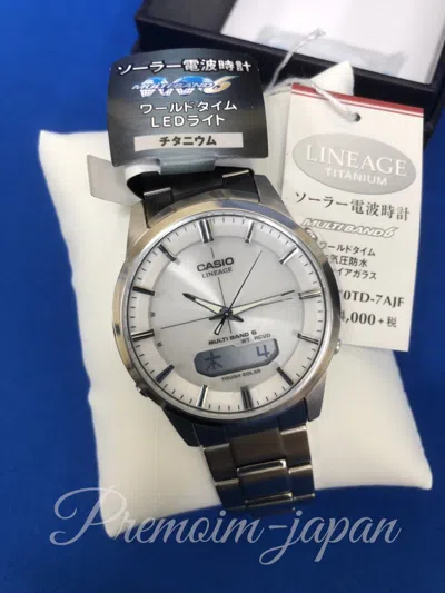 Pre-owned Casio Lcw-m170td-7ajf Lineage Radio Watch Japan Domestic Version