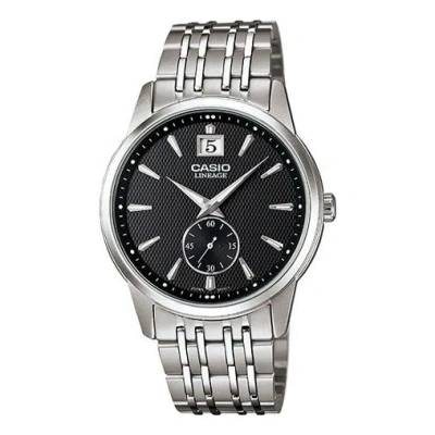 Casio Lineage Analog Watch 'silver Black' In Gray