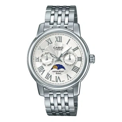 Casio Lineage Analog Watch 'silver Metallic' In Neutral