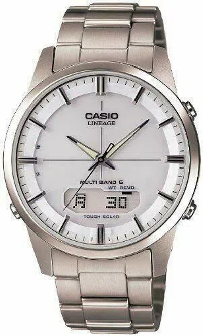 Pre-owned Casio Lineage Lcw-m170td-7ajf Tough Solar Atomic Radio Watch Lcw-m170td-7ajf