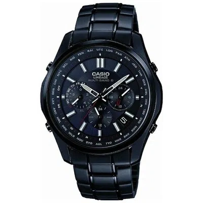 Pre-owned Casio Lineage Liw-m610db-1ajf Black Multiband 6 Men's Watch In Box