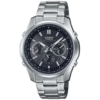Pre-owned Casio Lineage Liw-m610tse-1ajf Black Solar Analog Men's Watch In Box
