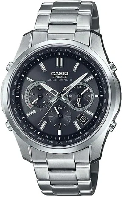 Pre-owned Casio Lineage Liw-m610tse-1ajf Solar Radio Men's Watch Titanium Analog