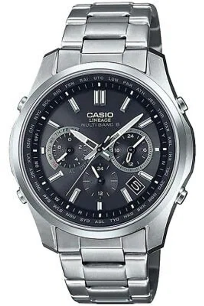 Pre-owned Casio Lineage Liw-m610tse-1ajf Solar Radio Men's Watch Titanium Analog