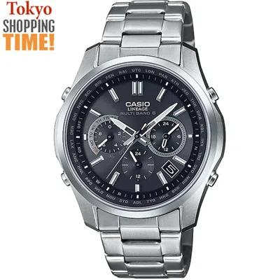 Pre-owned Casio Lineage Liw-m610tse-1ajf Titanium Solar Radio Analog Chronograph Men Watch
