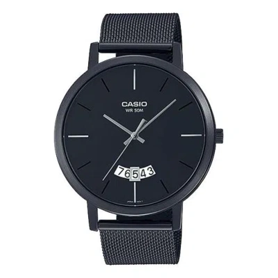 Casio Male Dress Japan / South Korea Fashion Waterproof Mens Black Analog