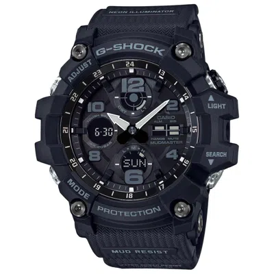Pre-owned Casio Master G-shock Mudmaster Men's Solar Power Watch Gsg100-1a8wc