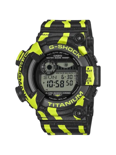 Casio Master G-sea 50mm Frogman Watch In Black