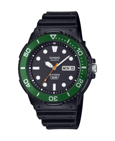 Casio Men's Analog Black Resin Watch 44.6mm