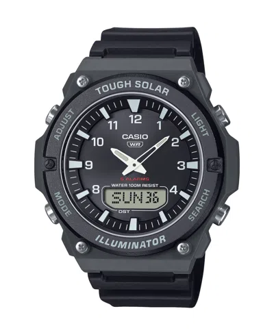 Casio Men's Analog Black Resin Watch, 52.5mm
