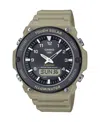 Casio Men's Analog Tan Resin Watch, 52.5mm In Brown
