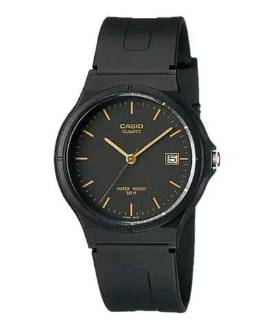 Casio Men's Black Dial Resin Strap Watch - Mw-59-1evdf