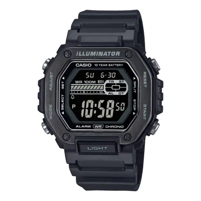 Casio Men's Black Illuminator Digital Sport Watch - Mwd-110hb-1bv In Yellow