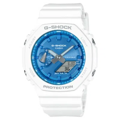 Pre-owned Casio Men's  Analog Digital Ga2100ws7a Watch In Resin