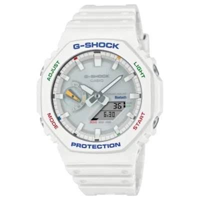 Pre-owned Casio Men's  Analog Digital Gab2100fc7a Watch In Resin In Brown
