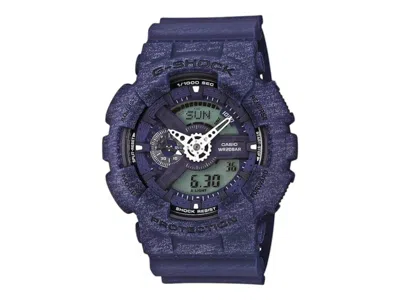 Pre-owned Casio Men's  Analog Ga110ht2a Watch In Stainless Steel In Silver