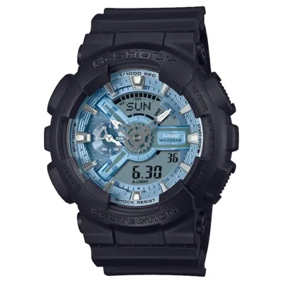 Pre-owned Casio Men's  Analogdigital Gshock Ga110cd1a2 Watch In Resin In Brown