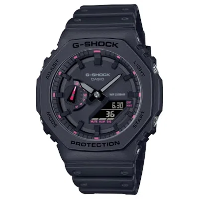 Pre-owned Casio Men's  Analogdigital Gshock Ga2100p1a Watch In Carbon/resin In Black