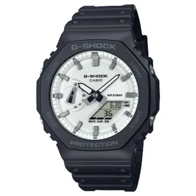 Pre-owned Casio Men's  Analogdigital Gshock Ga2100wd1a Watch In Carbon/bio/based Resin In Black