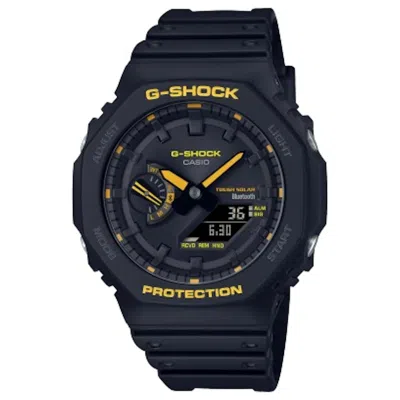Pre-owned Casio Men's  Analogdigital Gshock Gab2100cy1a Watch In Carbon/resin