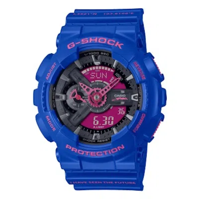 Pre-owned Casio Men's  Analogdigital Gshock S.e.a. Exclusive Model Ga110jah222a Watch In Resin