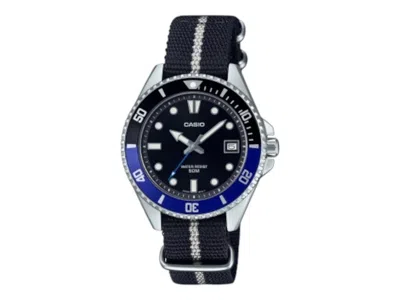 Pre-owned Casio Men's   Mdv10c1a2 Watch In Stainless Steel In Silver