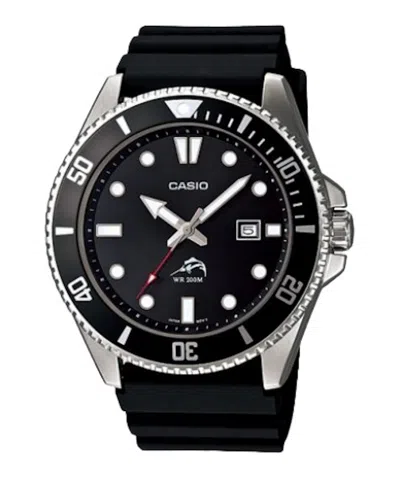 Pre-owned Casio Men's  Classic Mdv1061av Watch In Stainless Steel