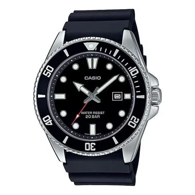 Casio Men's  Date Display Resin Strap Waterproof Quartz Watch Mens