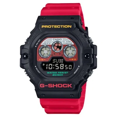 Pre-owned Casio Men's  Digital Gshock Dw5900mt1a4 Watch In Resin In Brown