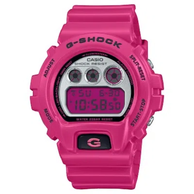 Pre-owned Casio Men's  Digital Gshock Dw6900rcs4 Watch In Resin In Brown
