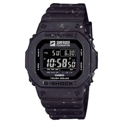Pre-owned Casio Men's  Digital Gshock Surfrider Foundation Collaboration Model G5600srf1 Watch In Resin